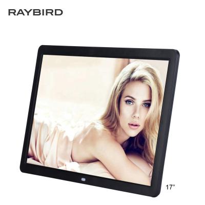 China Indoor Auto swift on off 17 inch wide screen upload video advertising Retail Display Digital Screen Lcd Video Advertising Player for sale