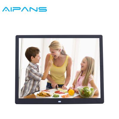 China Clock 15-inch square screen digital photo frame, HD video player. for sale