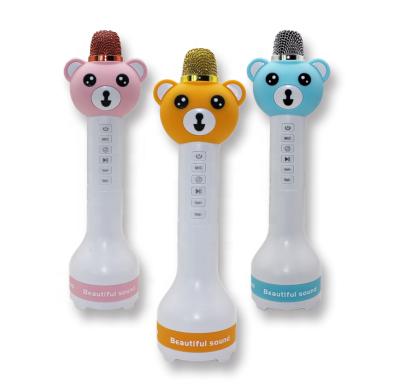 China Kids Karaoke Singing Mini Portable Mini Portable Kids Karaoke Machine Microphone for Karaoke Toy Mobile Phone Children Microphone for Singing Rechargeable Speaker for sale