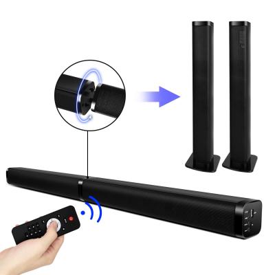 China Radio Soundbar For TV Speakers Support Usb Tf Sound BAR Stereo Sound Optical Wireless Active 2 Players 2 (2.0) Sets 50-16khz Plastic for sale