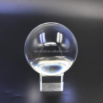 China Europe AKB005 Pujiang factory supply art and collectible theme, Magic Crystal Ball, Clear Crystal Sphere Glass Ball for sale