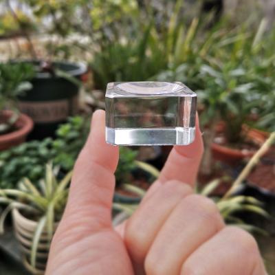 China Global Wholesale 10pcs 2.5/3/3.5CM Crystal Base Bracket Mini Crystal Transparent Ball Decorative Base for sale