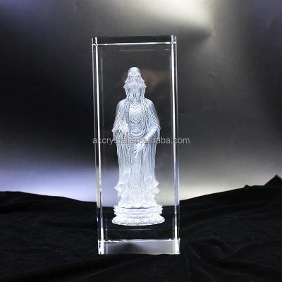 China Factory direct sales crystal cube 3d laser cube 3d gifts in global good quality religious crystal photo frame for sale