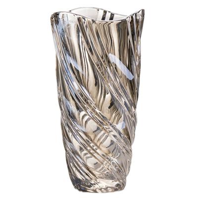 China Modern Home Decoration Chinese Traditional Liuli Luxury Glas Wedding Flower Vase Crystal Glass Vase for sale