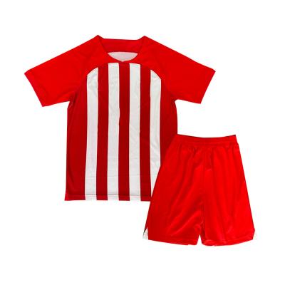 China Quick Dry Breathable Comfortable 2023 2024 Football Shirts Soccer Wholesale Shirt Set Men Sports Uniform Set for sale