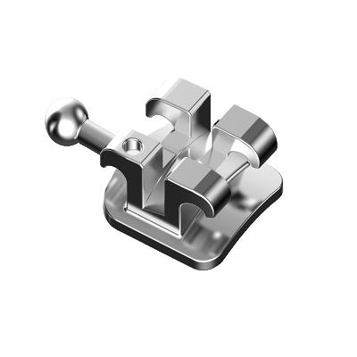 China Factory Metal Dental Bondable Roth Bracket Sand Blasted Orthodontic Orthodontic Brackets Comfortable for sale