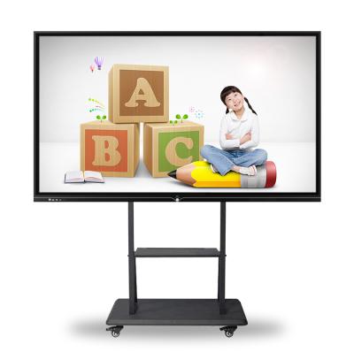 China School Teaching FC 75 Inch All In One Interactive LED Touch Screen Monitor Panel For Conference Smart Touch Screen Te koop