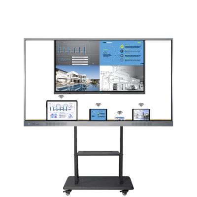 China Aluminum Alloy Frame Smart School LCD Display Digital Classroom LED Board Electronic Interactive Smart Flat Panel for sale