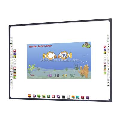 China Metal Nano Coated Panel And Aluminum Alloy Frame 82/88/96 Inch Smart Interactive Whiteboard Board For Digital Classroom for sale