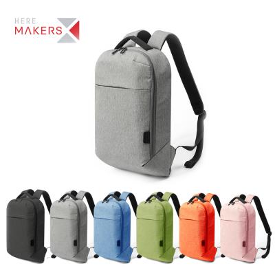 China PET water repellent recycled fabric. New Youth Laptop RPET Popular Daily Eco Friendly Polyester Backpack Casual Backpack zu verkaufen