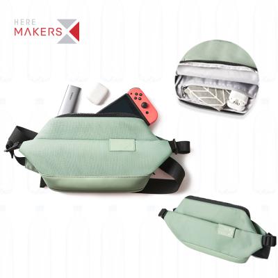 China Custom Water Proof BSCI Factory OEM Logo Running Increasing Recycling Pussy Pack Recycled Worthless Polyester Waist Bag zu verkaufen