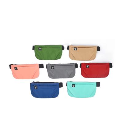 China Custom Waist Bag Men's Fashionable Polyester Colors Water Proof Portable Logo Pussy Pack Belt Bum Running Bag for sale