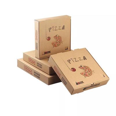 China Wholesale Custom Repurposed Pizza Box 12in Various Sizes Cheap Materials Pizza Box With Logo Corrugated Custom For Pizza for sale