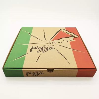 China Wholesale Custom Logo Design Printed Packing Bulk Wholesale Custom Reused Square Cardboard Package Box Materials Pizza Pizza Box for sale