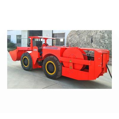 China Mining Equipment Shandong Tuoxing TC-0.75E New hydraulic cable reel valve control Underground electric scraper for sale