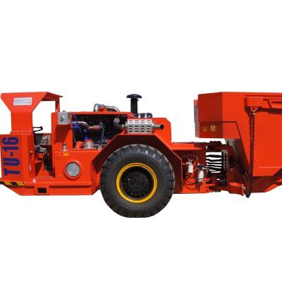 China Mining Equipment Shandong Tuoxing top new dump coal mine truck super large capacity TU-16 underground mining truck for sale