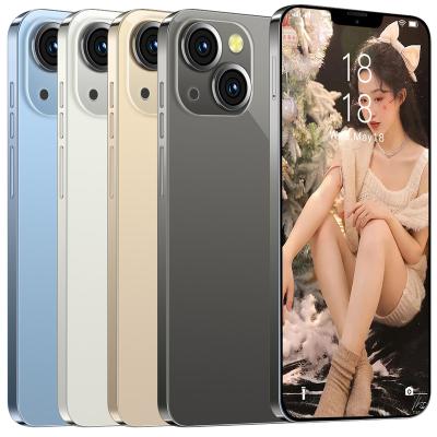 China Dual SIM Card Original Phone i13pro 4GB+64GB Dimensity 810 Core 6.7Inch HD+Fullscreen 32MP+50MP Android Unlocked Smart Deca Phones for sale