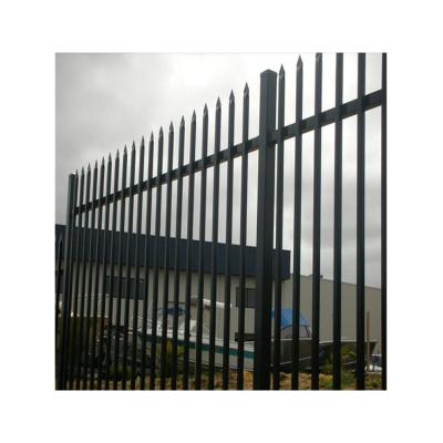 China Easily Assembled Hot Dipped Galvanized Steel Palisade Fenc Cheap Palisade Galvanized Metal Fencing for sale