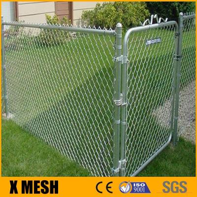 China Factory Wholesale Easily Assembled Price Galvanized 8ft Chain Link Fencing Net Wire Mesh for sale