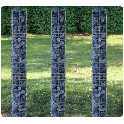 China Gabion Box Retaining Wall Anti-Corrosion Heavy Galvanized Wire Welded Gabion Cages For Garden for sale