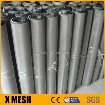 China SUS 304 twill weave | 316 Stainless Steel Woven Wire Mesh Rolls With 30m Length For Screening for sale