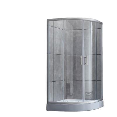 China Diseño moderno de acero inoxidable Sala de ducha Puerta de cristal Manija con acabado de electroplata en venta