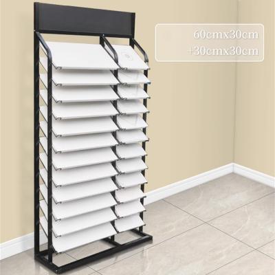 China Eco-Friendly Porcelain Workshop Display Rack Stand for Portable Retail Ceramic Tiles for sale