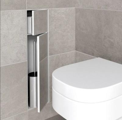 Chine Modern Design Pinceau de toilette en acier inoxydable pour salle de bain avec niche murale intégrée et lampes de salle de bain longue 2023 à vendre