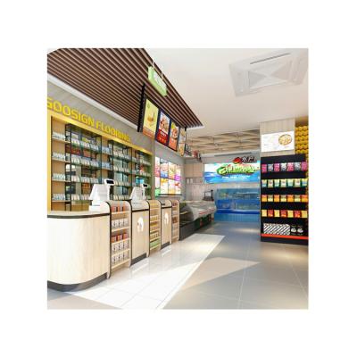 China Custom Large Supermarket Supermarket Interior Decoration for sale