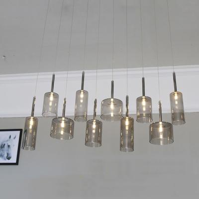 China Simple Modern Nordic Creative Minimalist Living Room Bedroom Restaurant Pendant Lamp Glass Pendant Lamp Simple Head Modern Lights for sale