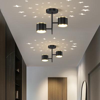 China Small Modern Creative Personality Balcony Ceiling Lamp Entrance Porch Chandelier Cloakroom Starlight Hallway Aisle Light for sale