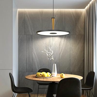 China Nordic modern minimalist round personality living room bedroom study room creative pendant light dining room LED for sale