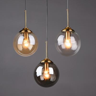 China Simple Modern Luxury Creative Mini Pendant Lights Dining Room Aisle Aisle Entrance Bedroom Bedside Glass Pendant Light for sale