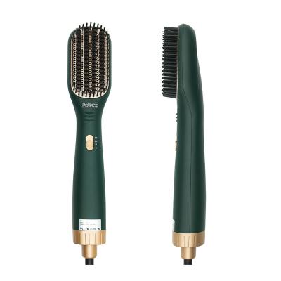 China Ionic Ergonomic Design 3 in 1 One Step Dryer Hot Air Hair Brush Styler for Curly Hair with Nylon Pins for sale