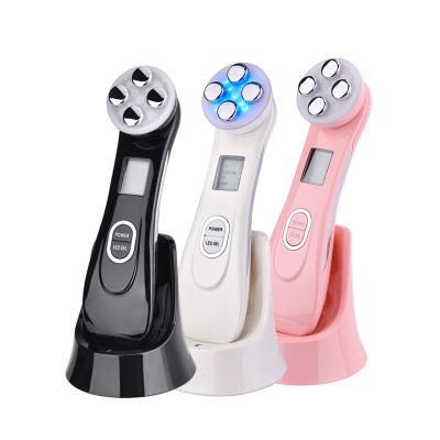 China Face Lift 5 Colors Light Modifying Wrinkles Peel Rejuvenation Device Skin Firming Care LED Face Massager for sale