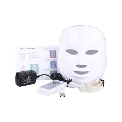 China Skin Tightening 7 Colors Skin Care Mask Blue And Red Light Treatment Acne Photon Mask Light Therapy Acne Facial Mask Led Light Therapy for sale