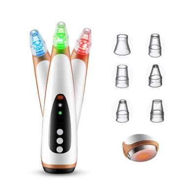 China Hot Acne Treatment OEM/ODM Service Color Light Face Suction Device Facial Acne Composses Blackhead Remover Vacuum for sale