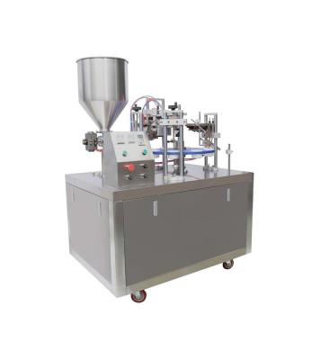 China Food Tube Semi Automatic Ultrasonic Sealing And Filling Machine for sale