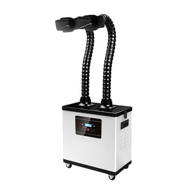 China Factory 300W Portable Air Circulation Fume Extractor Vacuum Nail Dust Collector for sale