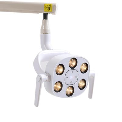 China Dental Regional Dental Chair Lamp 6 LED Bulbs Operating Induction Lamp Oral Light en venta