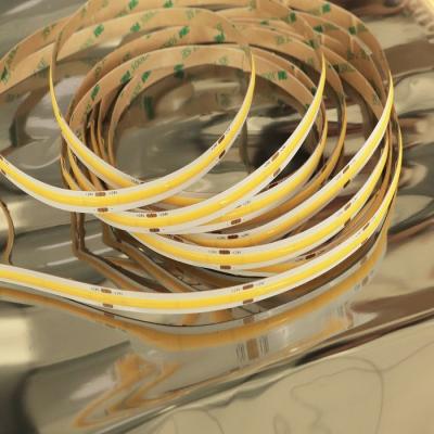 Κίνα Δωρεάν Κόψιμο 24V COB LED Strip Light Λευκό Χρώμα CRI90 IP20 Για εσωτερική διακόσμηση προς πώληση