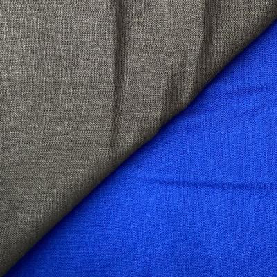 China Plain Dyed Organic Rayon Linen Fabric for sale