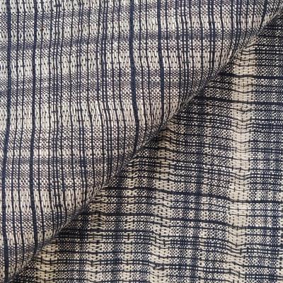 China Breathable Yarn Dyed Sheer Linen Classic Condensed Stripe Design For Garments And Home Textile Fashion Factory Direct 126 Gsm Customizable for sale