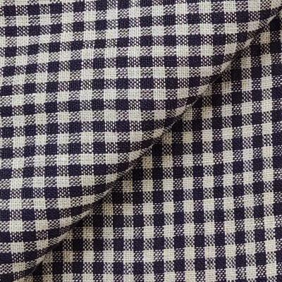 China Breathable Yarn Dyed Sheer Linen Simple Small Square For Garments And Home Textile Fashion Factory Direct 140 Gsm Customizable for sale