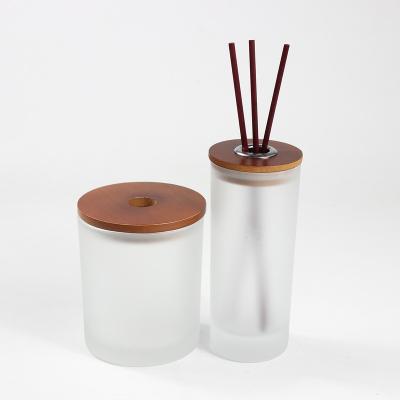 China Nature Wood Color Non Refillable Diffuser Capsule With Hole For Sticks for sale