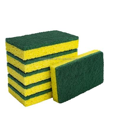 China Biodegradable Kitchen Cellulose Kitchen Sponge Rectangle Kitchen Sponge Cleaning Sponge for sale