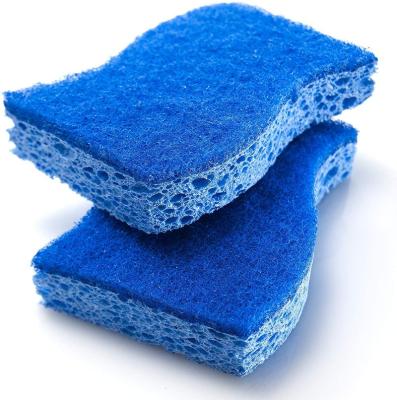 China Eco Friendly Biodegradable Kitchen Cleaing Home Using Non-scrath S Cellulose Sponge Form Sponge Cellulose Household Cleaning Dish Scrub for sale