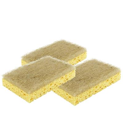 China Eco-Friendly Natural Biodegradable Kitchen Cleaing Sponge Wood Fiber Wood Cellulose Sponge Kitchen Cleaning Pulp Wood Cellulose Sponge for sale