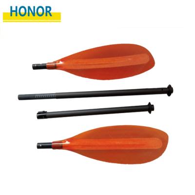 China Factory supply unisex 4 pieces carbon fiber canoe paddle adjustable kayak for sale