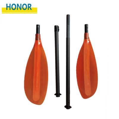 China Unisex Factory Customized 3K Carbon Fiber Adjustable Handle Canoe Kayak Paddle for sale